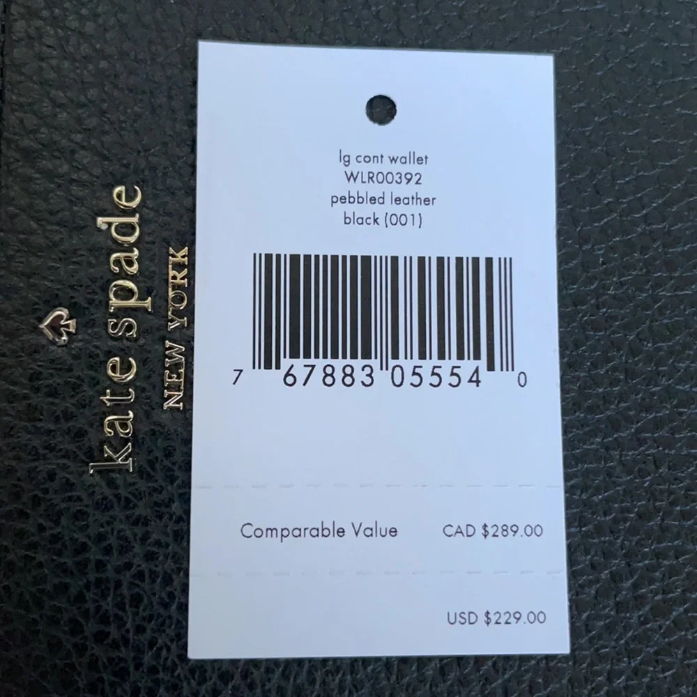 Kate Spade staci large continental wallet saffiano